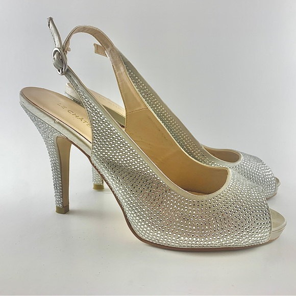 Sling back crystal pumps - size 39 - Picture 2 of 10